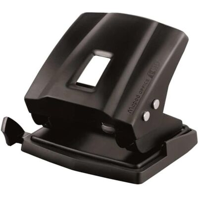 Maped Perforadora de Papel Essentials Metal 30/35 Hojas con 2 Agujeros- Agujeador de Papel con Regleta Multi Formatos Tapa para Vaciar Confetis Color Negro Maped Perforadora de Papel Essentials Metal 30/35 Hojas con 2 Agujeros- Agujeador de Papel con Regleta Multi Formatos Tapa para Vaciar Confetis Color Negro