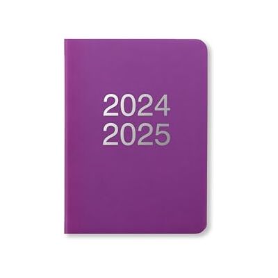 Letts of London Dazzle Agenda académica 2024/2025, tamaño A6, vista semanal, color morado Letts of London Dazzle Agenda académica 2024/2025, tamaño A6, vista semanal, color morado