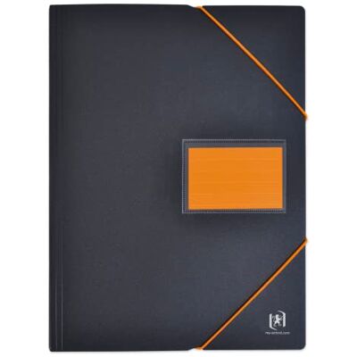 Oxford Protège-Documents Students A4 120 vues / 60 Pochettes Couverture Polypro Bicolore Noir/Orange Oxford Protège-Documents Students A4 120 vues / 60 Pochettes Couverture Polypro Bicolore Noir/Orange