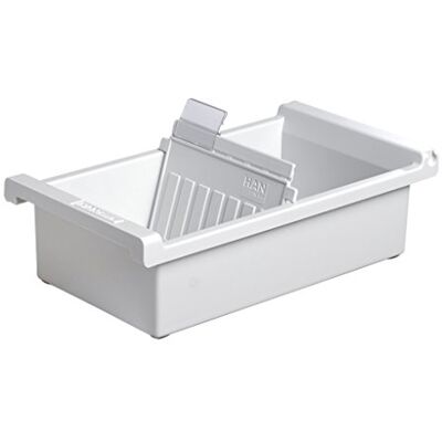 HAN 966-0-11 Fichero para tarjetas (capacidad máxima de 800 tarjetas, poliestireno, tamaño A7, 128 x 65 x 235 mm), color gris claro HAN 966-0-11 Fichero para tarjetas (capacidad máxima de 800 tarjetas, poliestireno, tamaño A7, 128 x 65 x 235 mm), color gris claro