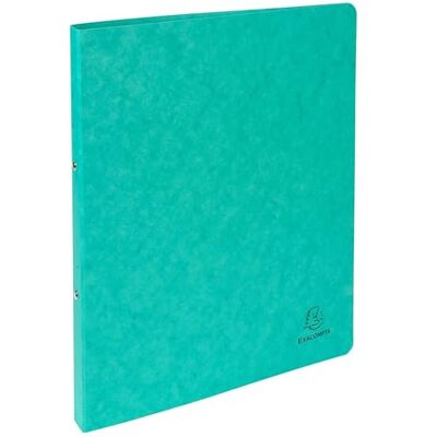 Exacompta Ref. 54253E Caja de 10 archivadores de tarjeta brillante, 2 anillos redondos de diámetro 15 mm, espalda 20 mm, dimensiones externas: 32 x 25 cm, tamaño A4, color verde Exacompta Ref. 54253E Caja de 10 archivadores de tarjeta brillante, 2 anillos redondos de diámetro 15 mm, espalda 20 mm, dimensiones externas: 32 x 25 cm, tamaño A4, color verde