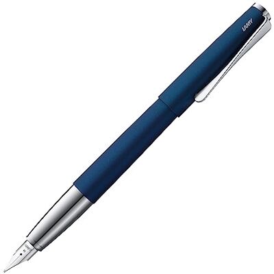 Lamy studio imperialblue pluma- cuerpo metálico elegante clip helicoidal, plumín de acero en EF cartucho de tinta T 10 blue incl. Lamy studio imperialblue pluma- cuerpo metálico elegante clip helicoidal, plumín de acero en EF cartucho de tinta T 10 blue incl.