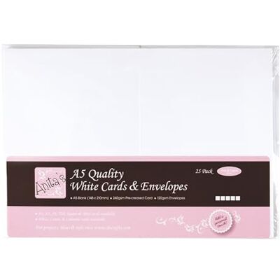 Tarjetas de Anita's de alta calidad A5 - Pack de 25 Tarjetas de Anita's de alta calidad A5 - Pack de 25