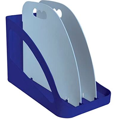 Exacompta Ref. FLEX BOX Accesorio de almacenamiento flexible con asa 3 compartimentos para guardar objetos de oficina: PC, archivador, tarro de lápiz Azul marino/azul claro Exacompta Ref. FLEX BOX Accesorio de almacenamiento flexible con asa 3 compartimentos para guardar objetos de oficina: PC, archivador, tarro de lápiz Azul marino/azul claro