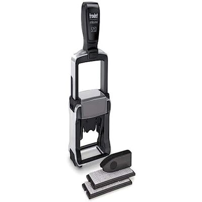 Trodat Professional 5253 Typomatic 4.0 – Sello de entintaje automático con tinta incorporada e imprentilla para componer un texto de 49 x 28 mm. Tinta negra. Trodat Professional 5253 Typomatic 4.0 – Sello de entintaje automático con tinta incorporada e imprentilla para componer un texto de 49 x 28 mm. Tinta negra.