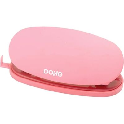 DOHE Perforadora de Papel Soft Touch 2 Agujeros con Distancia 80 mm, Capacidad 16 Folios, Tamaño Compacto 4x12,5x6 cm, Bandeja para Residuos, Guía para Regular Tamaño del Papel Rosa DOHE Perforadora de Papel Soft Touch 2 Agujeros con Distancia 80 mm, Capacidad 16 Folios, Tamaño Compacto 4x12,5x6 cm, Bandeja para Residuos, Guía para Regular Tamaño del Papel Rosa