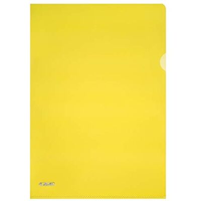herlitz Carpeta A4 Pyramide, color amarillo herlitz Carpeta A4 Pyramide, color amarillo