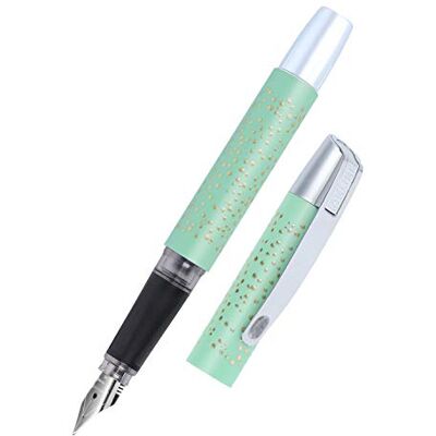 Online Campus Spotlights NeoMint, cartuchos de tinta estándar, pluma de iridio de alta calidad, mango ergonómico suave, apto para alérgicos, 1 unidad Online Campus Spotlights NeoMint, cartuchos de tinta estándar, pluma de iridio de alta calidad, mango ergonómico suave, apto para alérgicos, 1 unidad