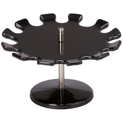 MAUL redondo versión Premium soporte de sello sellos de metal rack para -, color negro 12 Stamps MAUL redondo versión Premium soporte de sello sellos de metal rack para -, color negro 12 Stamps