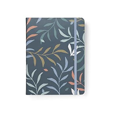 Filofax Botanical A5 Cuaderno reciclable, color azul Filofax Botanical A5 Cuaderno reciclable, color azul