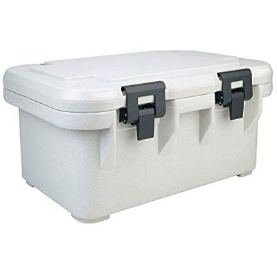 Cambro UPCS180480 Gatronorm Portador aislado, polipropileno, color gris moteado Cambro UPCS180480 Gatronorm Portador aislado, polipropileno, color gris moteado