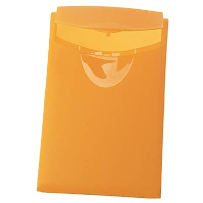 HAN Caja para tarjetas de visita Cognito, 10 unidades, funda para tarjetas de visita para 20 tarjetas, funda para tarjetas de visita en el tamaño 64 x 10 x 100 mm, , color naranja translúcido HAN Caja para tarjetas de visita Cognito, 10 unidades, funda para tarjetas de visita para 20 tarjetas, funda para tarjetas de visita en el tamaño 64 x 10 x 100 mm, , color naranja translúcido