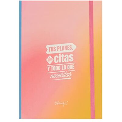 Mr. Wonderful Libreta con notas adhesivas rosa Tus planes, tus citas y todo lo que necesitas Mr. Wonderful Libreta con notas adhesivas rosa Tus planes, tus citas y todo lo que necesitas
