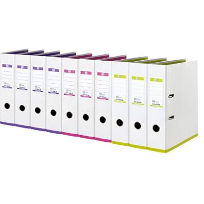 Oxford Elba Archivador Palanca Blanco/Surtido Mycolor Paquete 10 Archivadores Oxford Elba Archivador Palanca Blanco/Surtido Mycolor Paquete 10 Archivadores
