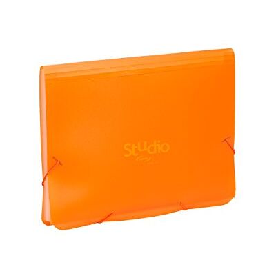 PARDO Carpeta clasificador con 12 departamentos-Serie Studio Style color naranja PARDO Carpeta clasificador con 12 departamentos-Serie Studio Style color naranja