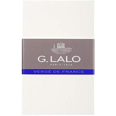 Clairefontaine G. Lalo Verge de France Sobres (25 unidades, 85 x 135 mm), color blanco Clairefontaine G. Lalo Verge de France Sobres (25 unidades, 85 x 135 mm), color blanco