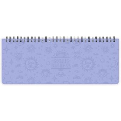 Legami Agenda de Escritorio 12+1 meses, Cosmic Lilac, diario enero 2027-enero 2028, Calendario en formato horizontal, enlace espiral, una semana por página, libreta de direcciones, 27,2 x 10,2 cm Legami Agenda de Escritorio 12+1 meses, Cosmic Lilac, diario enero 2027-enero 2028, Calendario en formato horizontal, enlace espiral, una semana por página, libreta de direcciones, 27,2 x 10,2 cm