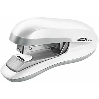 Rapid Grapadora con tecnología Flat Clinch modelo F30 color blanco Rapid Grapadora con tecnología Flat Clinch modelo F30 color blanco