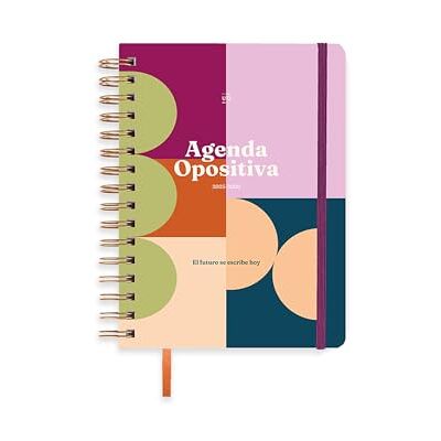 UO Agenda Escolar Opositiva Día Página: Empieza en septiembre de 2025 y Acaba en Agosto de 2026, Tapa Dura, con 127 Stickers, Goma elástica y Cinta de Registro, Multicolor UO Agenda Escolar Opositiva Día Página: Empieza en septiembre de 2025 y Acaba en Agosto de 2026, Tapa Dura, con 127 Stickers, Goma elástica y Cinta de Registro, Multicolor