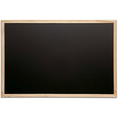 MAUL Pizarra de tiza negra 60x80 cm con marco de madera MAUL Pizarra de tiza negra 60x80 cm con marco de madera