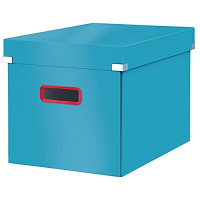 Leitz Caja Click & Store Cosy cúbica Grande (320x360x310 mm), azul Leitz Caja Click & Store Cosy cúbica Grande (320x360x310 mm), azul