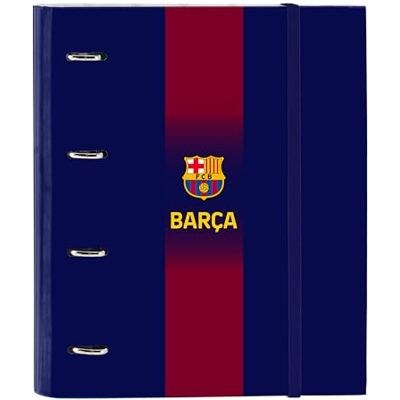 Safta F.C. BARCELONA 1ª EQUIPACIÓN 25/26 Carpeta 4 Anillas de 35 cm con 100 Hojas A4, Ideal para Niños de Diferentes Edades, Cómoda y Versátil, Calidad y Resistencia, 27x3.5x32 cm Safta F.C. BARCELONA 1ª EQUIPACIÓN 25/26 Carpeta 4 Anillas de 35 cm con 100 Hojas A4, Ideal para Niños de Diferentes Edades, Cómoda y Versátil, Calidad y Resistencia, 27x3.5x32 cm