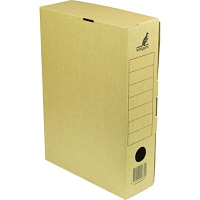 Kangaro Archivador de cartón (A4, 32 x 23 x 8 cm, 650 g, 25 unidades) Kangaro Archivador de cartón (A4, 32 x 23 x 8 cm, 650 g, 25 unidades)