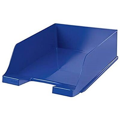 HAN 1x bandeja documentos CLASSIC, azul, A4/C4, apilable, 255x348x105 mm Fabricado en Alemania, A4/C4, 255x348x105 mm, bandeja documentos, cesta de archivo, bandeja de escritorio, para documentos A4 HAN 1x bandeja documentos CLASSIC, azul, A4/C4, apilable, 255x348x105 mm Fabricado en Alemania, A4/C4, 255x348x105 mm, bandeja documentos, cesta de archivo, bandeja de escritorio, para documentos A4