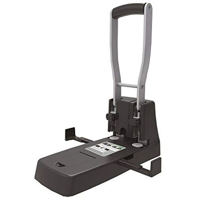 D.RECT 1500 Perforadora manual de papel de 2 agujeros 150 hojas capacidad Color negro D.RECT 1500 Perforadora manual de papel de 2 agujeros 150 hojas capacidad Color negro
