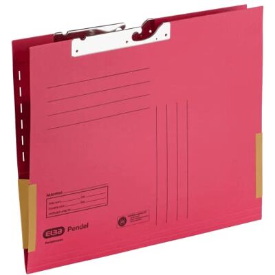 Elba 91460RO Carpeta archivadora colgante (texto en alemán, cartón Manila reciclado, 320 g/m², cerrada lateralmente con solapas dobladas, 50 unidades), color rojo Elba 91460RO Carpeta archivadora colgante (texto en alemán, cartón Manila reciclado, 320 g/m², cerrada lateralmente con solapas dobladas, 50 unidades), color rojo