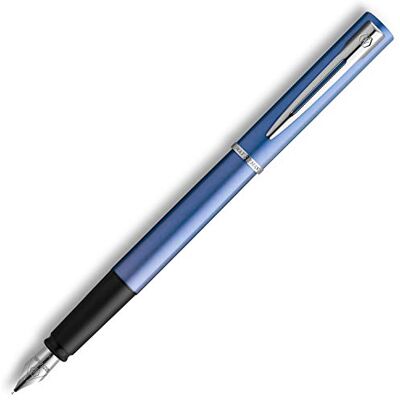 Waterman Allure Allure pluma estilográfica lacado azul plumín mediano tinta azul estuche de regalo Waterman Allure Allure pluma estilográfica lacado azul plumín mediano tinta azul estuche de regalo