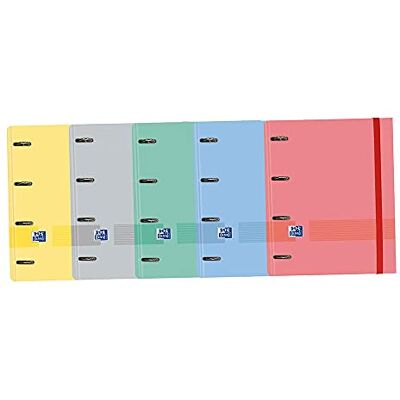 Oxford Carpeta A4 4anillas con recambio color surtido Oxford Carpeta A4 4anillas con recambio color surtido