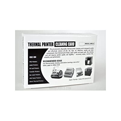 Dymo LabelWriter Print Head Clean Kit : 10 Cleaning Cards for LabelWriter Dymo LabelWriter Print Head Clean Kit : 10 Cleaning Cards for LabelWriter