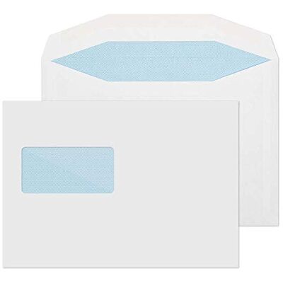 Blake Everyday sobres C5 (16.2 x 22.9cm) 500 unidades 90 g/m² certifcado PEFC y sostenible sobres blancos con goma con ventana papelería para oficinas y manualidades modelo Blake Everyday sobres C5 (16.2 x 22.9cm) 500 unidades 90 g/m² certifcado PEFC y sostenible sobres blancos con goma con ventana papelería para oficinas y manualidades modelo