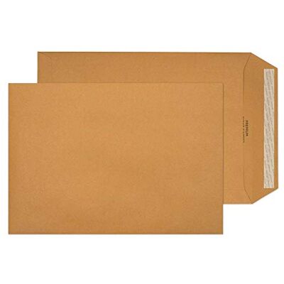 Blake Avant Garde sobres rígidos C4 (32.4 x 22.9cm) 250 unidades papel de 130 GSM sobres manilla con tira autoadhesiva resistentes marrones modelo Blake Avant Garde sobres rígidos C4 (32.4 x 22.9cm) 250 unidades papel de 130 GSM sobres manilla con tira autoadhesiva resistentes marrones modelo