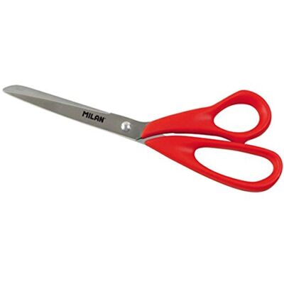 MILAN Blíster tijeras de oficina rojas básicas 20 cm MILAN Blíster tijeras de oficina rojas básicas 20 cm
