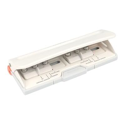 BiraBira Bira Craft Perforadora ajustable de 6 agujeros, color blanco roto, capacidad de 8 hojas, mini/bolsillo A3/A4/A5/A6/Agenda/personal/Deskfax, rendimiento garantizado BiraBira Bira Craft Perforadora ajustable de 6 agujeros, color blanco roto, capacidad de 8 hojas, mini/bolsillo A3/A4/A5/A6/Agenda/personal/Deskfax, rendimiento garantizado
