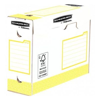 Bankers Box Fellowes archivador organizador Papel Blanco, Amarillo Organizador de almacenaje (Papel, Blanco, Amarillo, A4, 100 mm, 10 cm, 253 mm) Bankers Box Fellowes archivador organizador Papel Blanco, Amarillo Organizador de almacenaje (Papel, Blanco, Amarillo, A4, 100 mm, 10 cm, 253 mm)