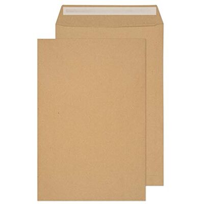 Blake Everyday sobres (38.1 x 25.4cm) 250 unidades 115 g/m² sobres kraft con tira autoadhesiva papelería para oficinas y manualidades modelo Blake Everyday sobres (38.1 x 25.4cm) 250 unidades 115 g/m² sobres kraft con tira autoadhesiva papelería para oficinas y manualidades modelo