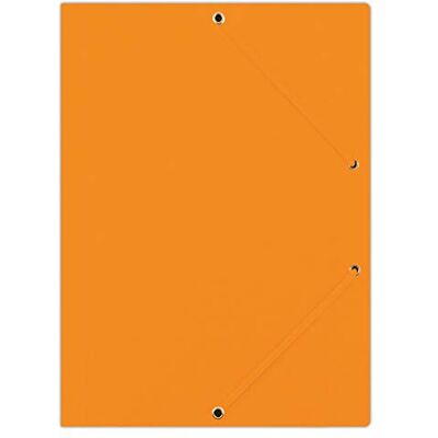 DONAU Premium Carpeta A4 de cartón resistente Colorspan con revestimiento de cera y 2 gomas elásticas, 10 unidades, color naranja, ideal para oficina y escuela, lunares verdes DONAU Premium Carpeta A4 de cartón resistente Colorspan con revestimiento de cera y 2 gomas elásticas, 10 unidades, color naranja, ideal para oficina y escuela, lunares verdes