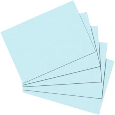 herlitz 1150507 Tarjetas A5, Color Azul A5 herlitz 1150507 Tarjetas A5, Color Azul A5