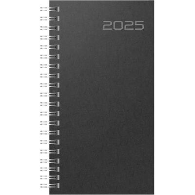 rido/idé Agenda de bolsillo, modelo Timing 2 (2025), 2 páginas = 1 semana, A6, 176 páginas, tapa balacron, color negro rido/idé Agenda de bolsillo, modelo Timing 2 (2025), 2 páginas = 1 semana, A6, 176 páginas, tapa balacron, color negro