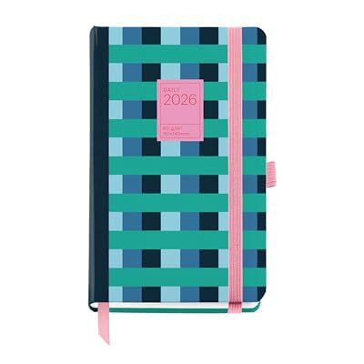 Miquelrius Agenda 2026 día por página, Formato pequeño (90 x 140 mm), Planificación diaria, Cubierta rígida cartón, Encuadernada, Cierre goma elástica, Papel 80 g/m², Español-EN-PT, Color block Miquelrius Agenda 2026 día por página, Formato pequeño (90 x 140 mm), Planificación diaria, Cubierta rígida cartón, Encuadernada, Cierre goma elástica, Papel 80 g/m², Español-EN-PT, Color block