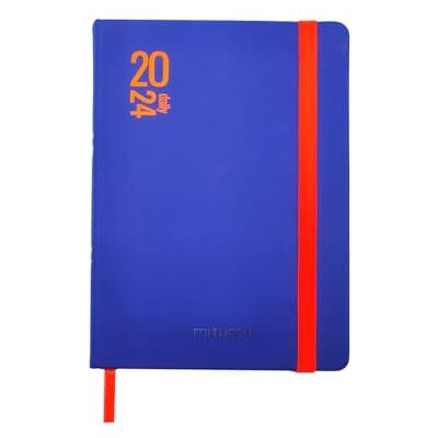 Mitama Agenda azul coral Planificador diario 12 meses 2024-366 páginas + 66 contenidos adicionales Bolsillo interior + lápiz a juego 15 x 21 cm Mitama Agenda azul coral Planificador diario 12 meses 2024-366 páginas + 66 contenidos adicionales Bolsillo interior + lápiz a juego 15 x 21 cm