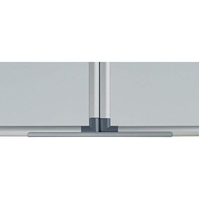 MAUL Pizarra blanca pro plegable mural con alas laterales gran área de escritura, imanes siempre a mano, borrado sin esfuerzo, bandeja para rotuladores, marco de aluminio MAUL Pizarra blanca pro plegable mural con alas laterales gran área de escritura, imanes siempre a mano, borrado sin esfuerzo, bandeja para rotuladores, marco de aluminio