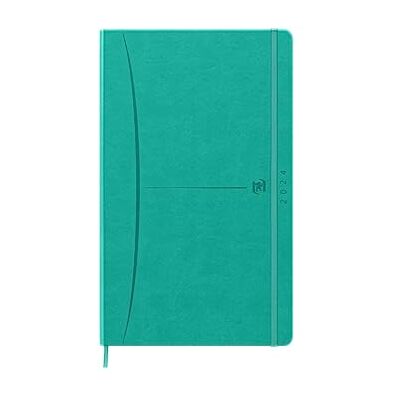 Oxford Agenda Signature civil semanal, 9 x 17 cm, año 2024, color turquesa francés Oxford Agenda Signature civil semanal, 9 x 17 cm, año 2024, color turquesa francés