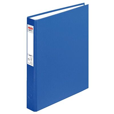 herlitz max. File Protect Archivador de anillas A5, mecanismo de 2 anillas de 25 mm, altura de relleno, color azul y azul herlitz max. File Protect Archivador de anillas A5, mecanismo de 2 anillas de 25 mm, altura de relleno, color azul y azul