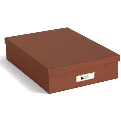 Bigso Box of Sweden BIGSO OSKAR Caja de documentos A4 – Caja de almacenamiento con tapa y asa – Bandeja de escritorio para papel, folletos y documentos – Caja de almacenamiento de tablero de fibra y papel – Sienna Bigso Box of Sweden BIGSO OSKAR Caja de documentos A4 – Caja de almacenamiento con tapa y asa – Bandeja de escritorio para papel, folletos y documentos – Caja de almacenamiento de tablero de fibra y papel – Sienna