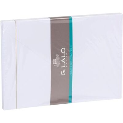 Clairefontaine G. Lalo Velin de France Sobres (162 x 229 mm, 120 g, 25 unidades), color blanco Clairefontaine G. Lalo Velin de France Sobres (162 x 229 mm, 120 g, 25 unidades), color blanco