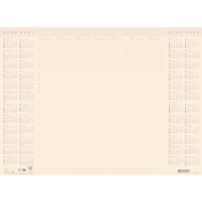 Exacompta 33400 Protector de escritorio (con calendario de 4 años, 40 x 54 cm), diseño vintage Exacompta 33400 Protector de escritorio (con calendario de 4 años, 40 x 54 cm), diseño vintage